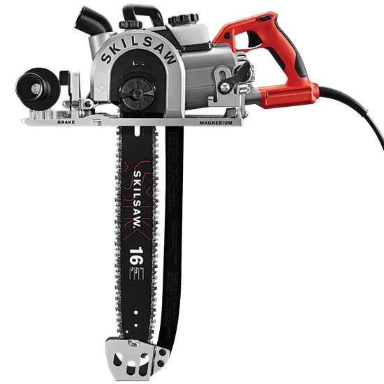 Skilsaw Beam Saw 16 in Worm Drive Shelter Institute