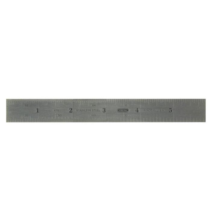 Stainless Steel Ruler 6-in