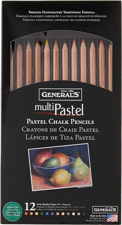 Pastel Chalk Pencil Set
