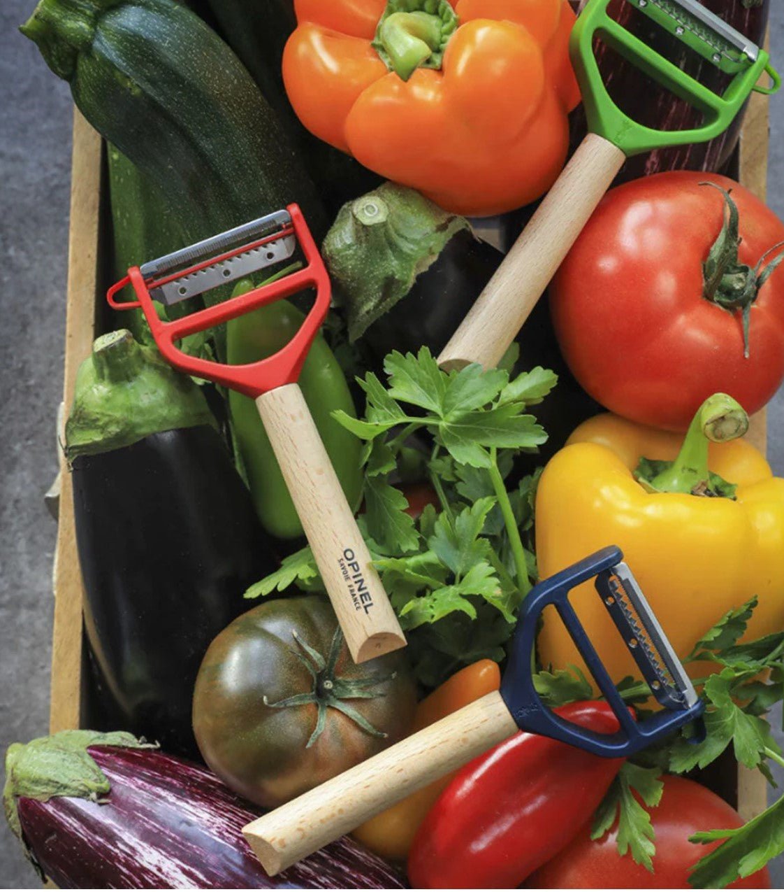 T-DUO Peeler Wood Handle Cooking - Shelter Institute