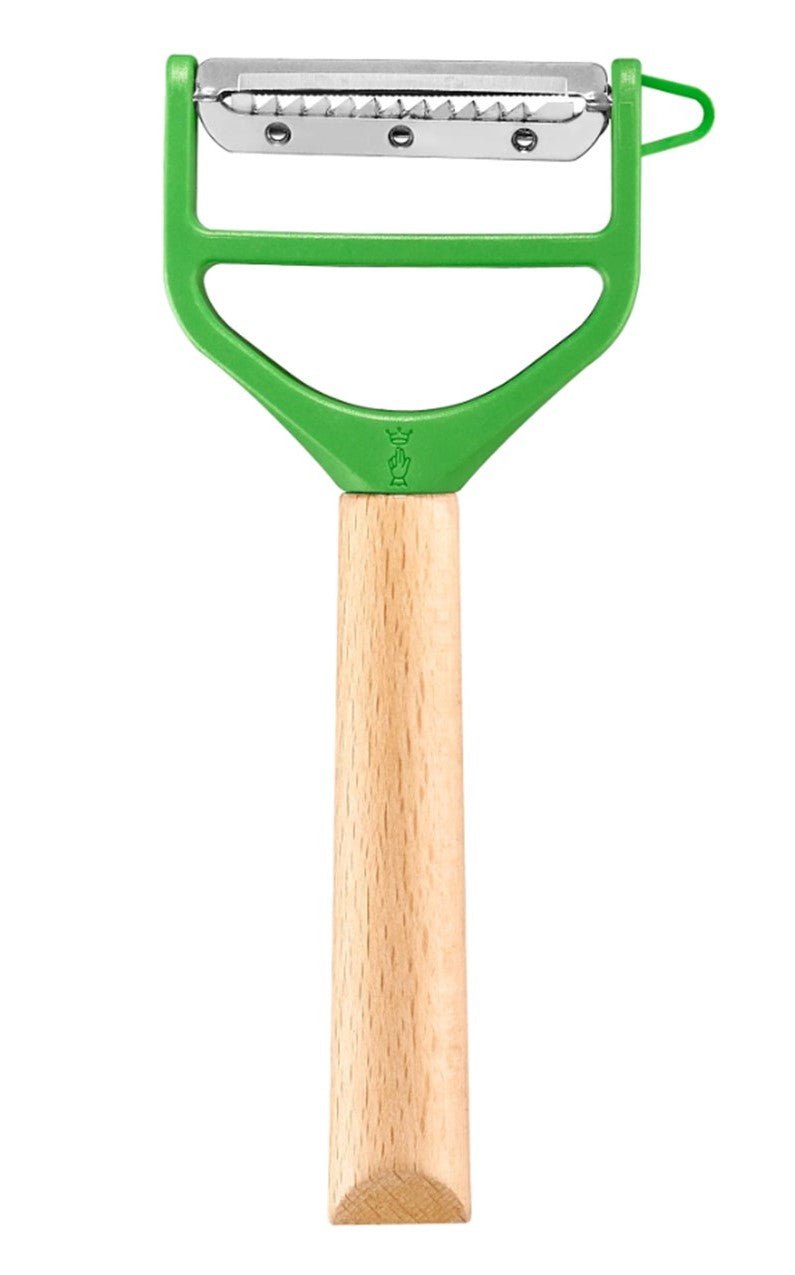 T-DUO Peeler Wood Handle Cooking - Shelter Institute