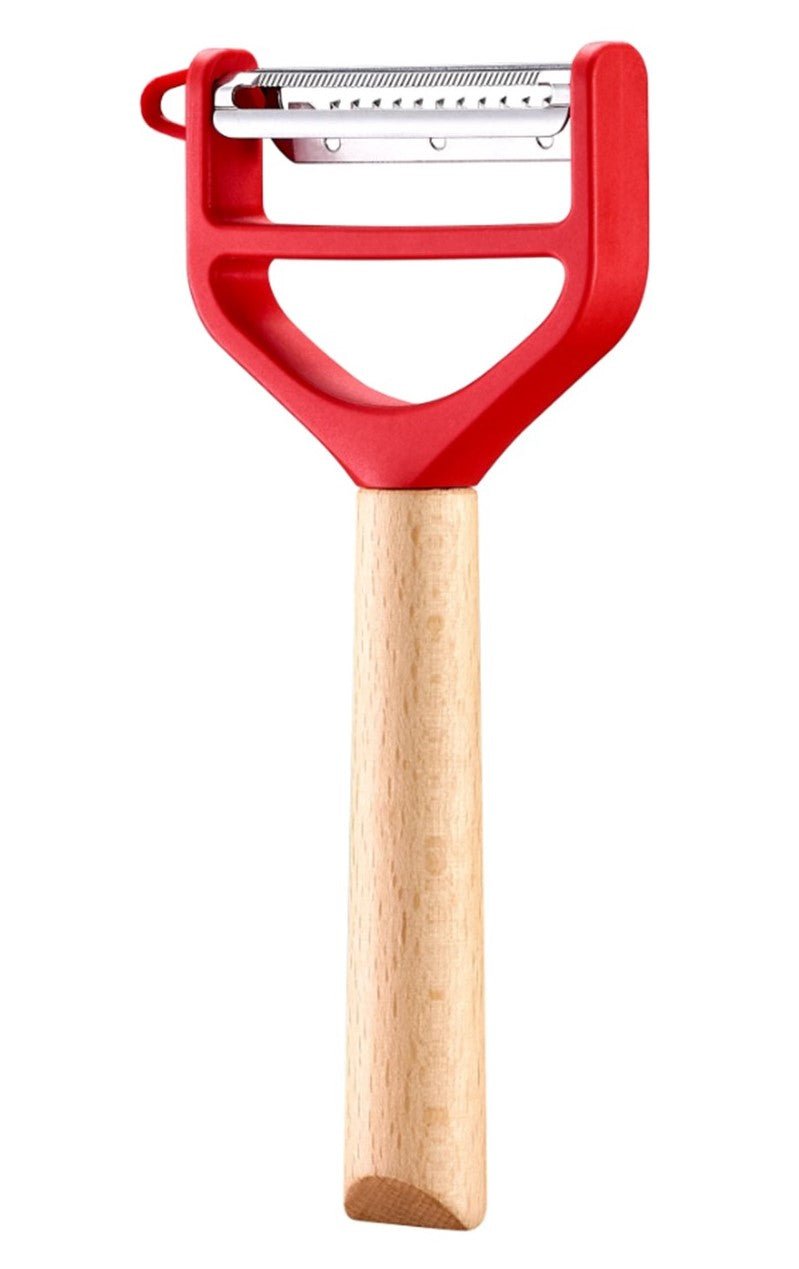 T-DUO Peeler Wood Handle Cooking - Shelter Institute