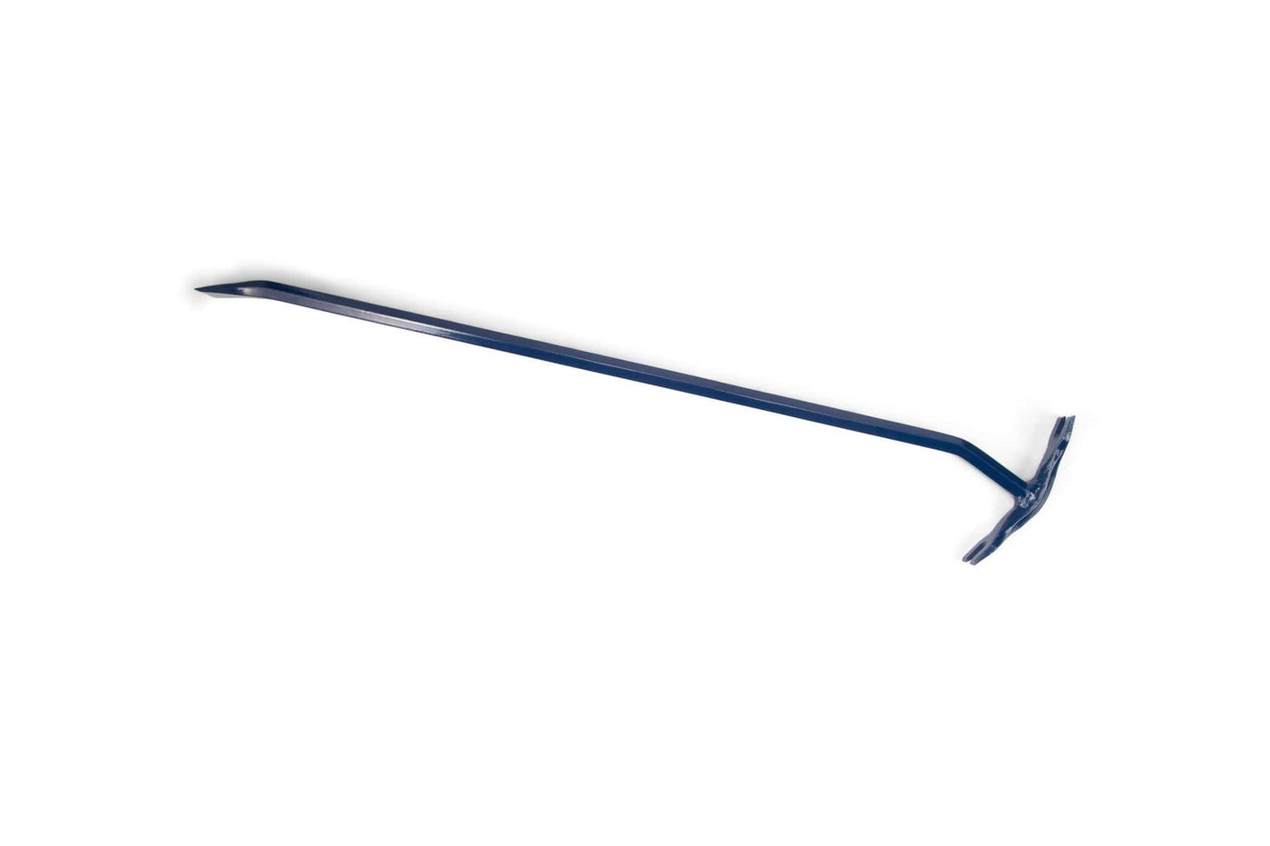 The Bon Tool Rocker Bar is a blue pry bar with a flat, angled end and a slightly curved body, designed for lifting or prying objects. It is shown on a white background.