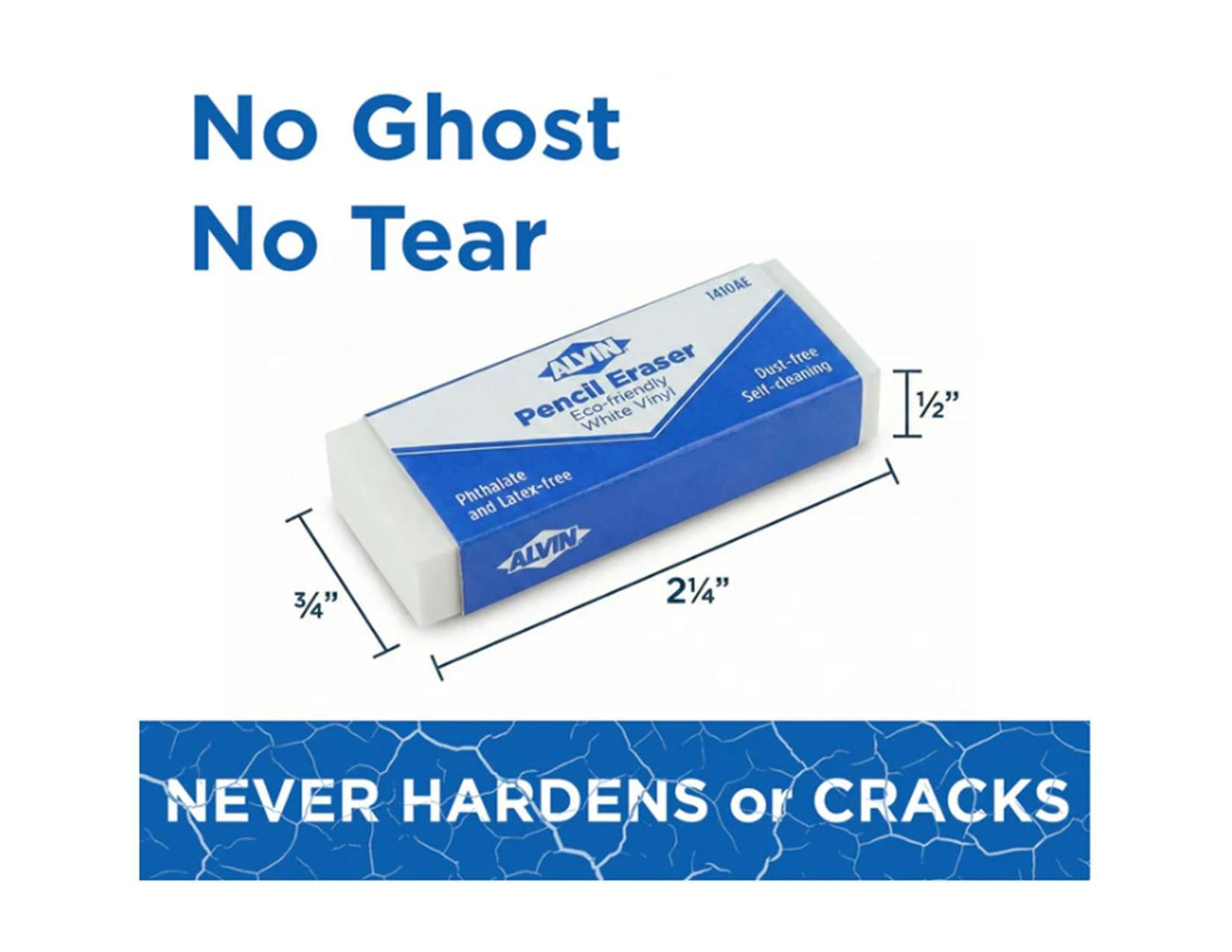 White Vinyl Eraser drafting - Shelter Institute