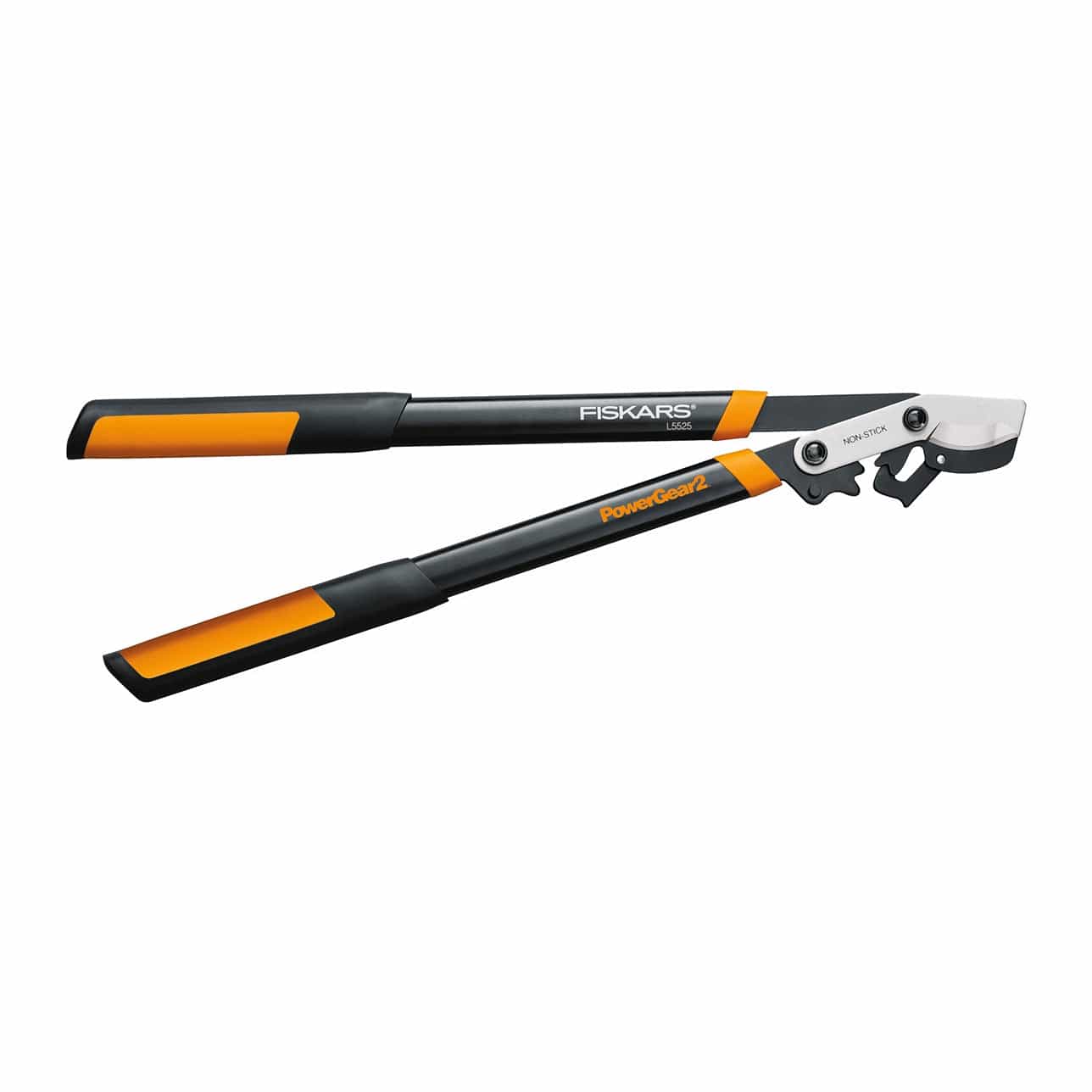 FIS PowerGear2 Lopper with ergonomic orange and black handles, designed for exceptional branch cutting power.