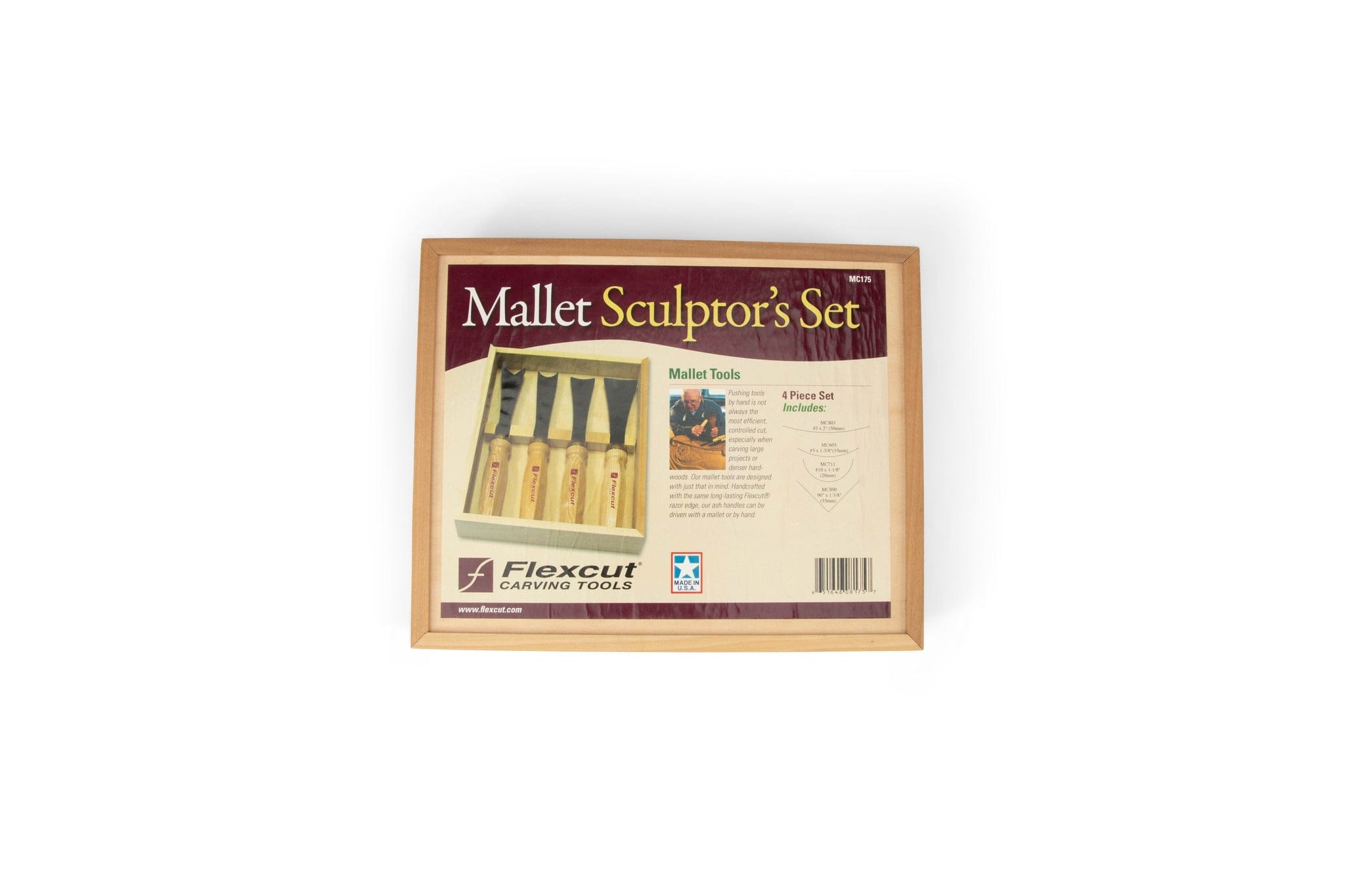 Flexcut 4 PC Mallet Sculptor's Set CAV - Shelter Institute