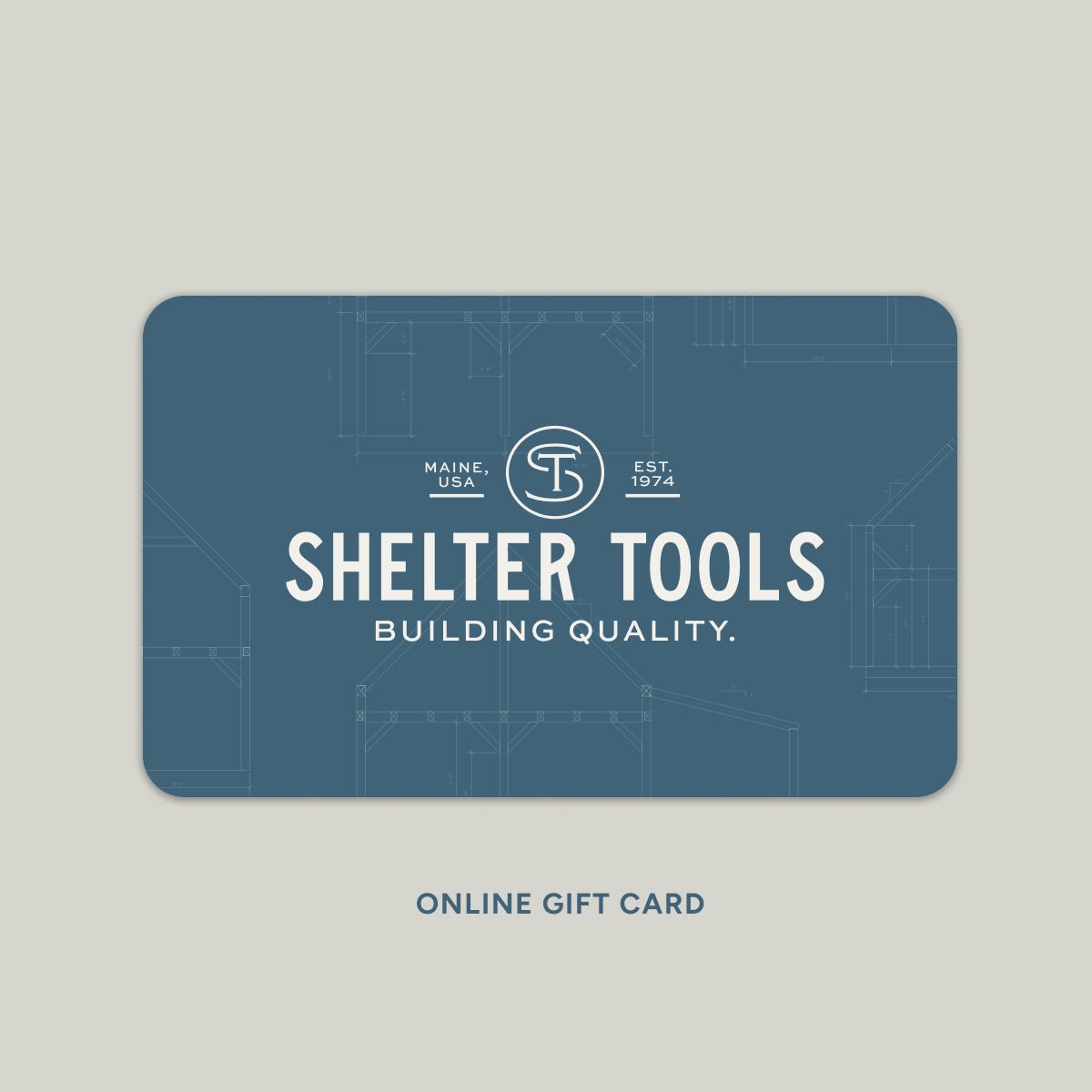 Shelter Tools Online Gift Card Gift Certificates - Shelter Institute