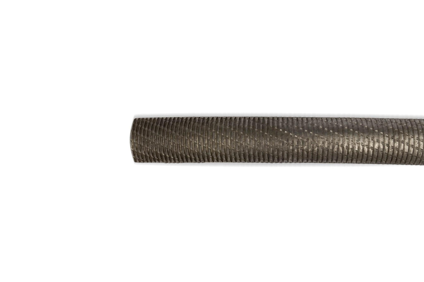 A close-up of the MARU Iwasaki Curved Half Round Fine Cut file shows its fine, textured surface and unique spiral pattern. Set against a white background, only part of the horizontal rod is visible in the image.