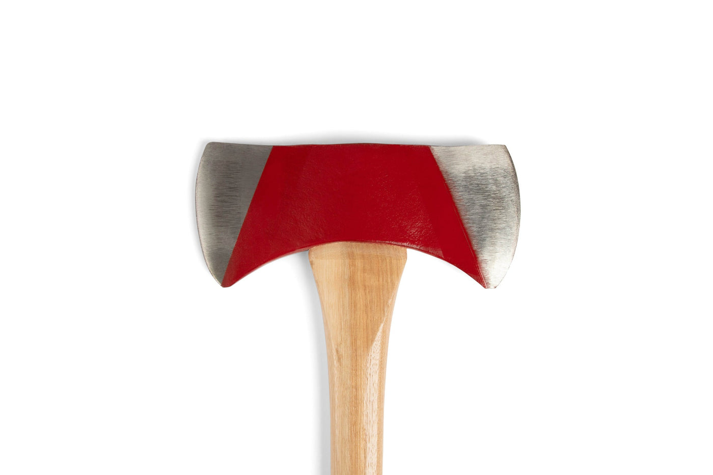The PEA Peavey 36" Double Bit Axe features a forged steel Michigan pattern head with a red painted center and an American hickory handle, shown on a white background.