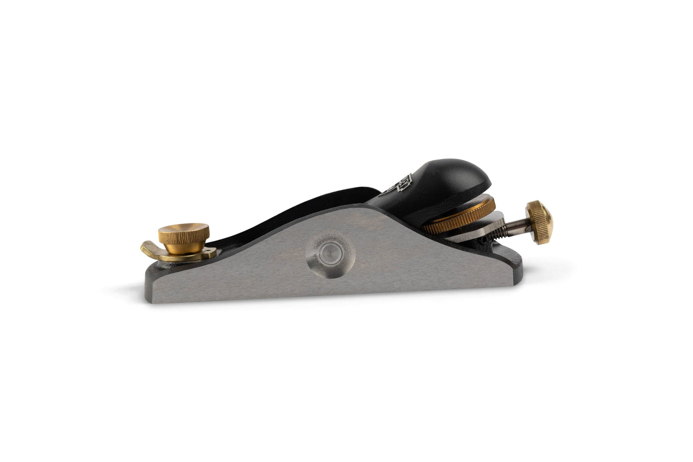The STN Stanley 60-1/2 Sweetheart Low Angle Block Plane, made with A2 steel and brass knobs, delivers woodworking precision when smoothing and shaping wood surfaces.