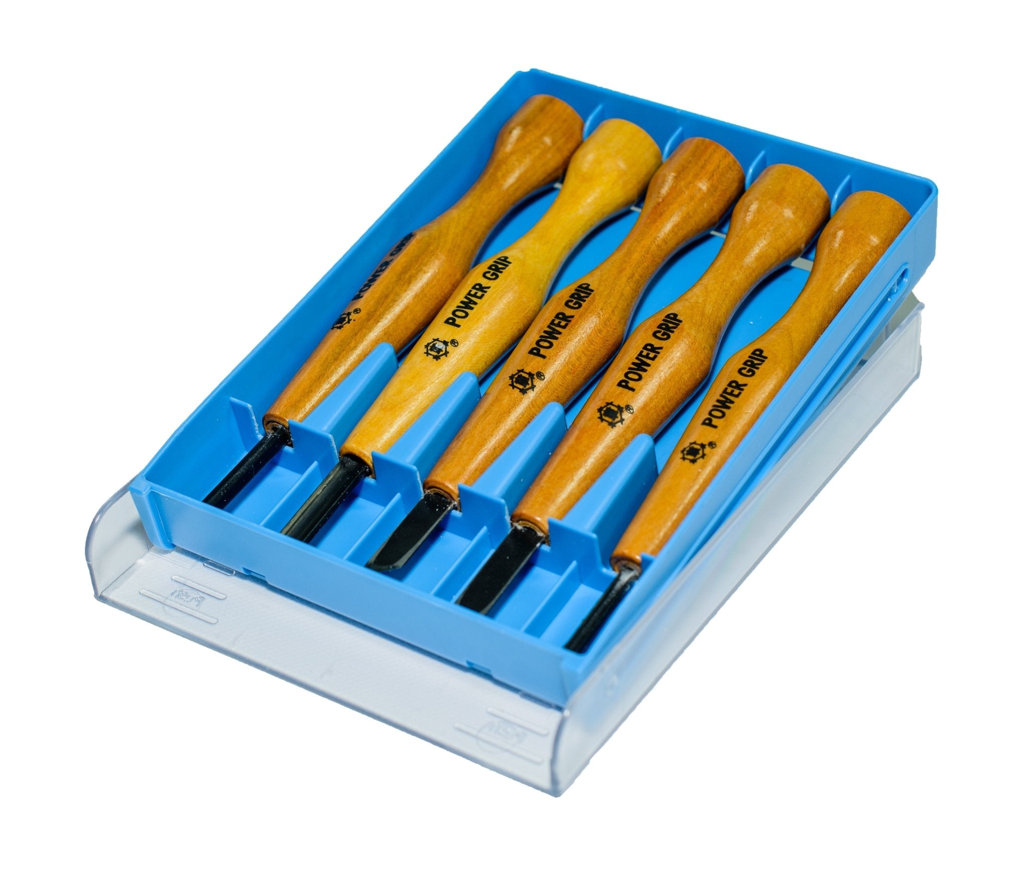 Mikisyo Powergrip Carving Set Carving Chisels & Gouges - Shelter Institute