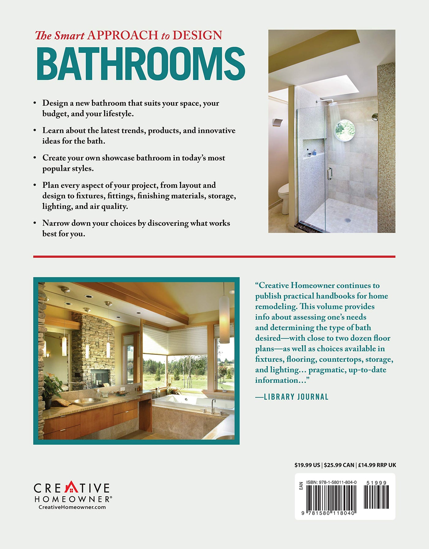 Bathrooms, Revised & Updated 2nd Edition: Complete Design Ideas to
