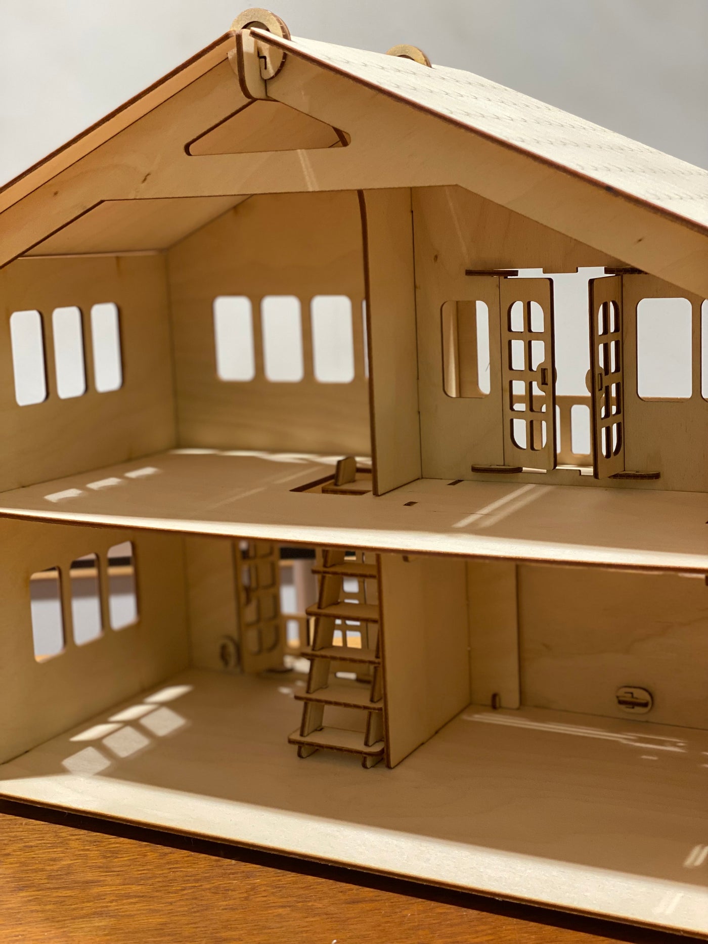 3d Puzzle Cnc Dollhouse Doll Dressing Table Dollhouse Vanity 3D