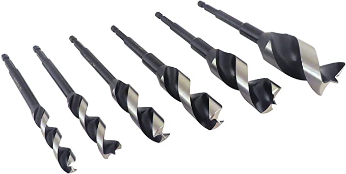 6 PC. KIT 91/2, 5/8, 3/4, 7/8, 1, 1-1/4) Boring - Shelter Institute