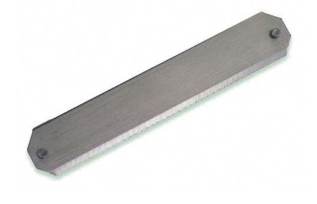 The JHW Bahco Sandvik Clearing Axe, made of durable Swedish steel, has an elongated, flat shape with top corner screws. Perfect for brush clearing, it embodies precision similar to the original Bahco design.