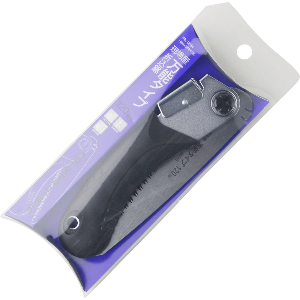 The 6 Siblings Saws by INK from Maru comes in a clear plastic package with a purple label, featuring high carbon steel for enhanced durability.